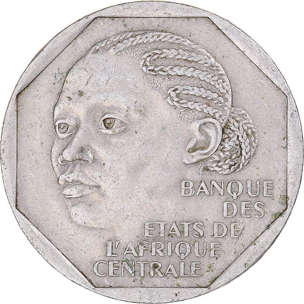Cameroon | 500 Francs Coin | Plants | Native Woman | Km:23 | 1985 - 1988