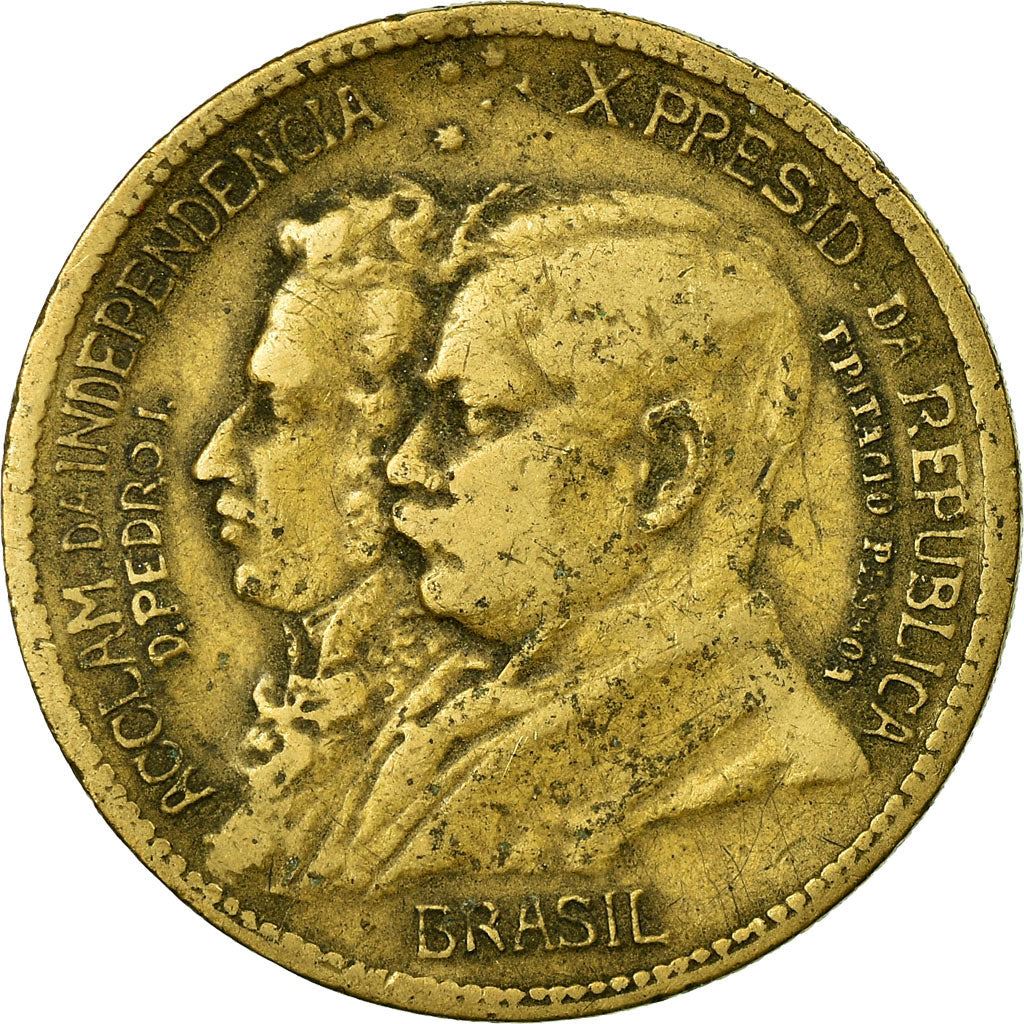 Brazil | 1000 Reis Coin | Independence | Km:522 | 1922