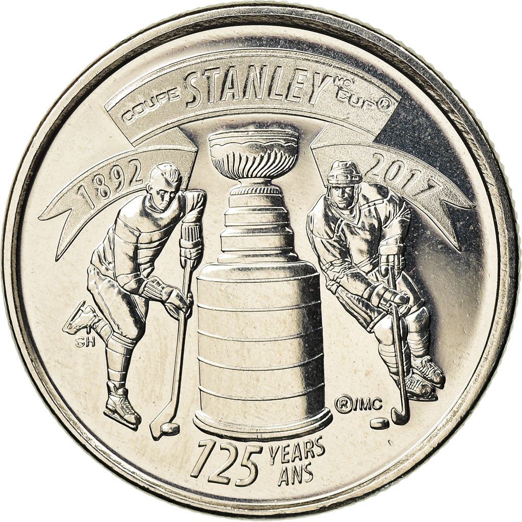 Canada | 25 Cents Coin | Stanley Cup | Km:2299 | 2017