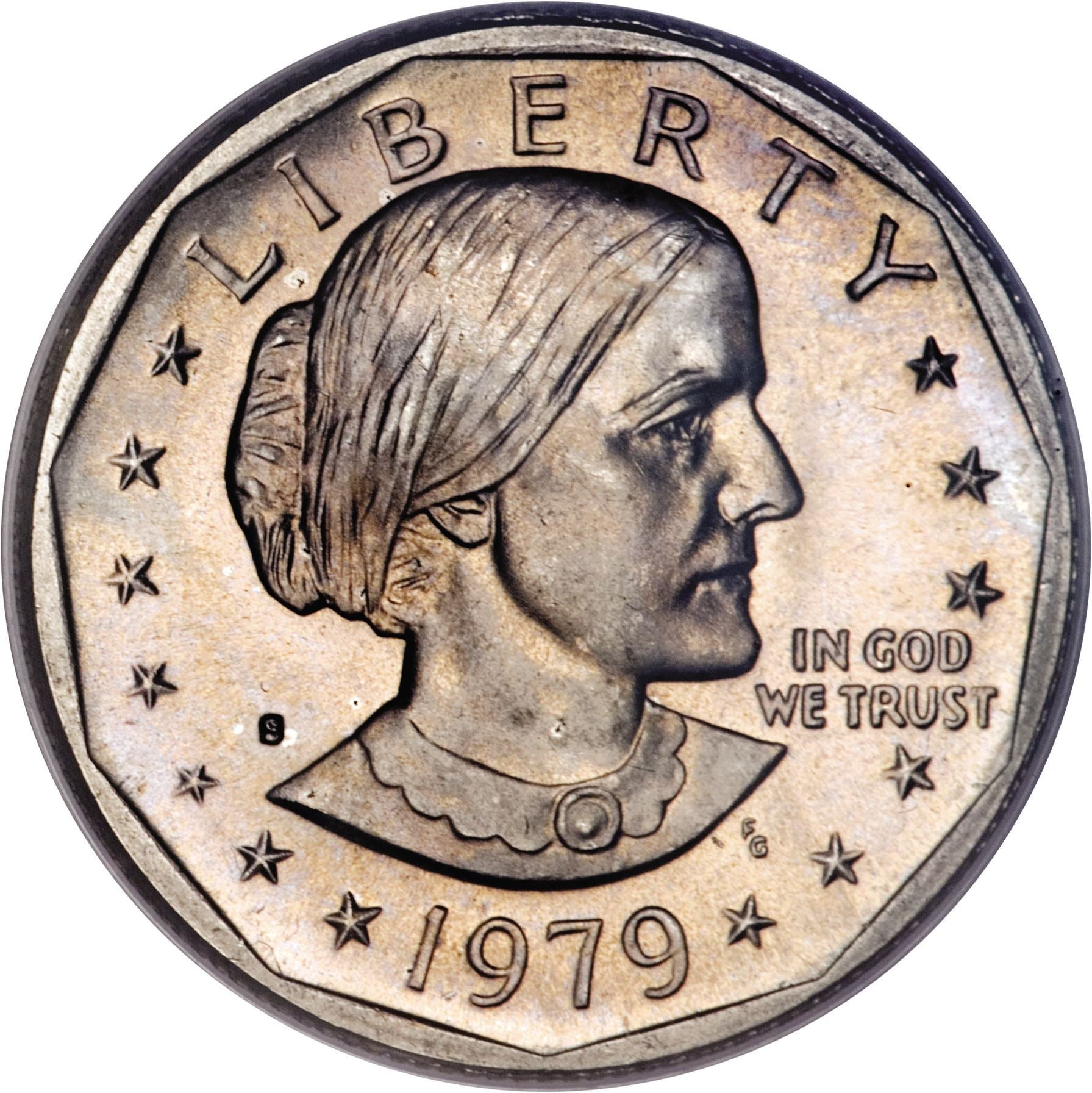 États-Unis | Pièce de 1 dollar américaine | Susan B. Anthony | Apollo 11 | KM207 | 1979 - 1999