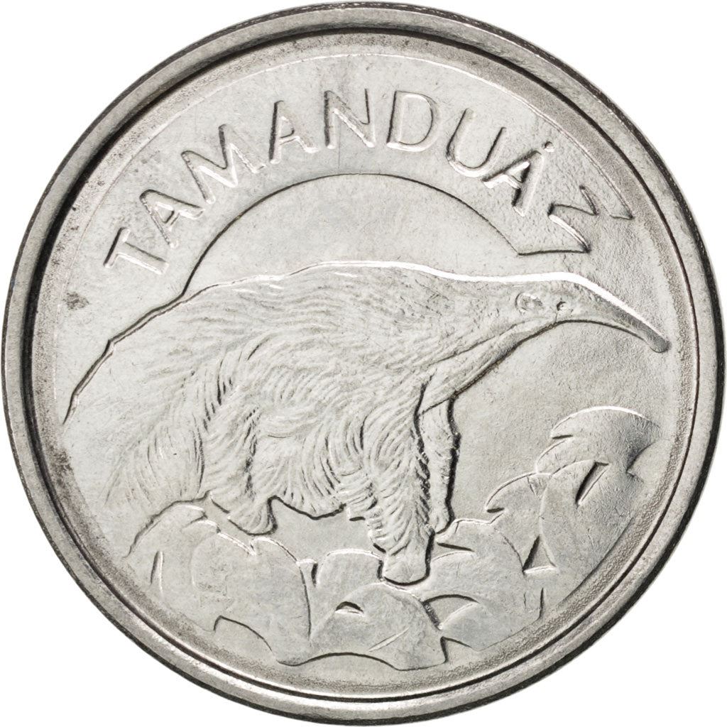 Brazil | 10 Cruzeiros Reais Coin | Anteater | Km:628 | 1993 - 1994