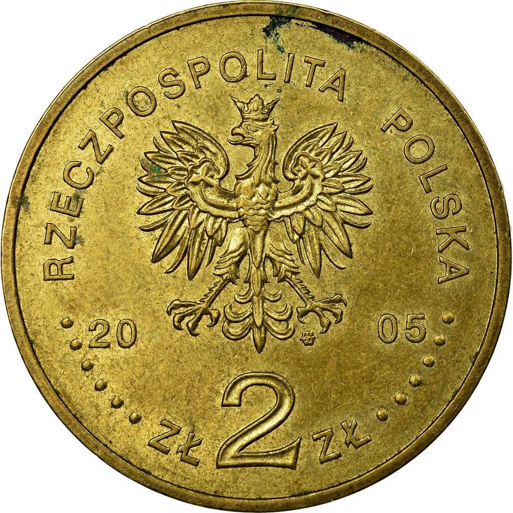 Poland | 2 Zlotys Coin | Pope John Paul II | Y:525 | 2005