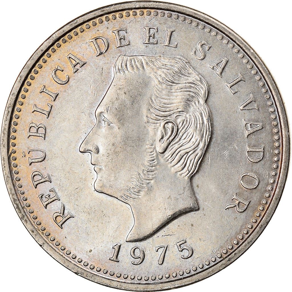 El Salvador | 5 Centavos Coin | Francisco Morazan | Km:149 | 1975 - 1986