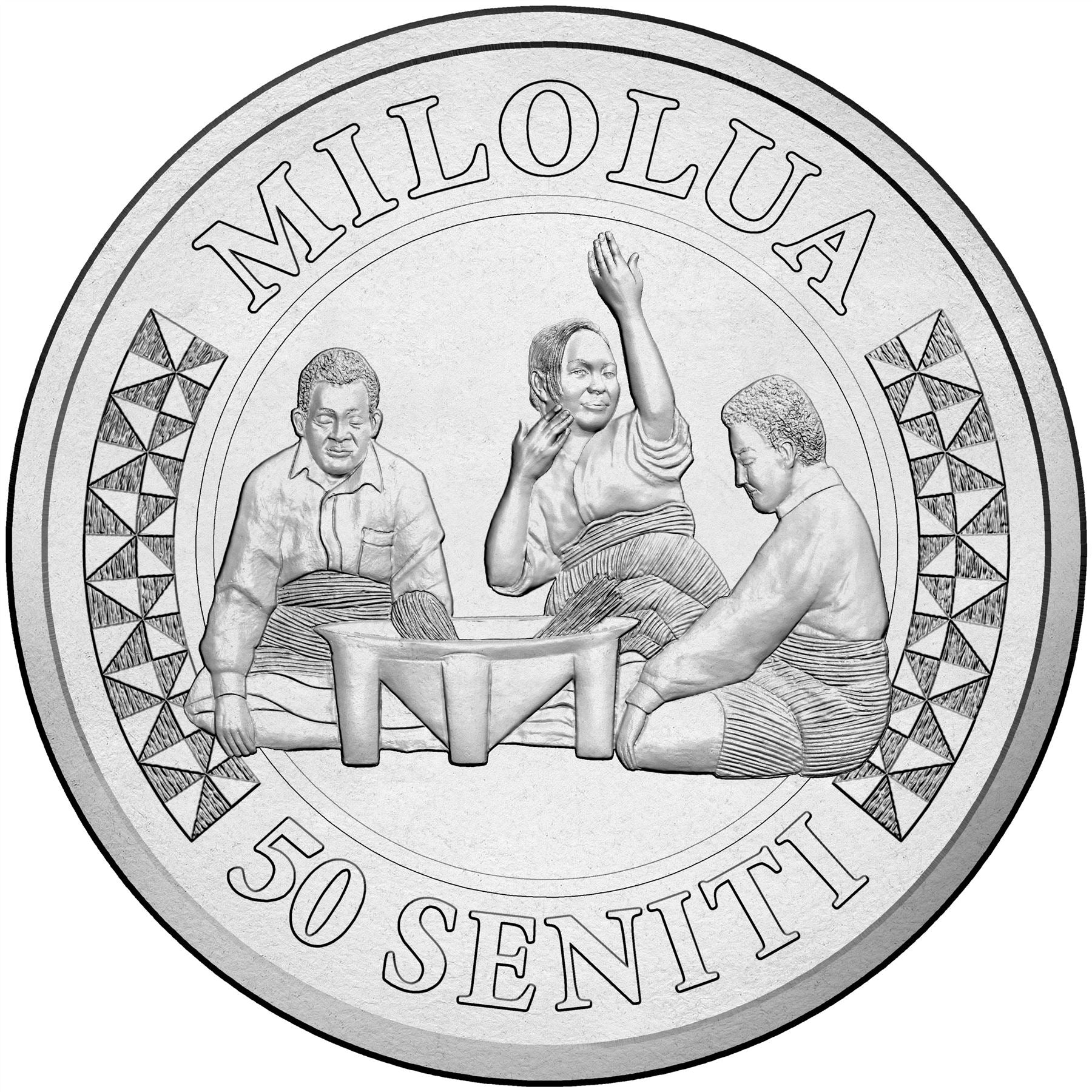 Tonga | 50 Seniti Münze | König Tupou VI | Milolua | Tanz | KM:229 | 2015 - 2022