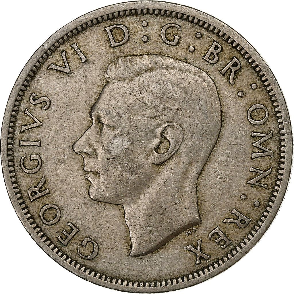 United Kingdom | 1/2 Crown Coin | George VI | Km:866 | 1947 - 1948