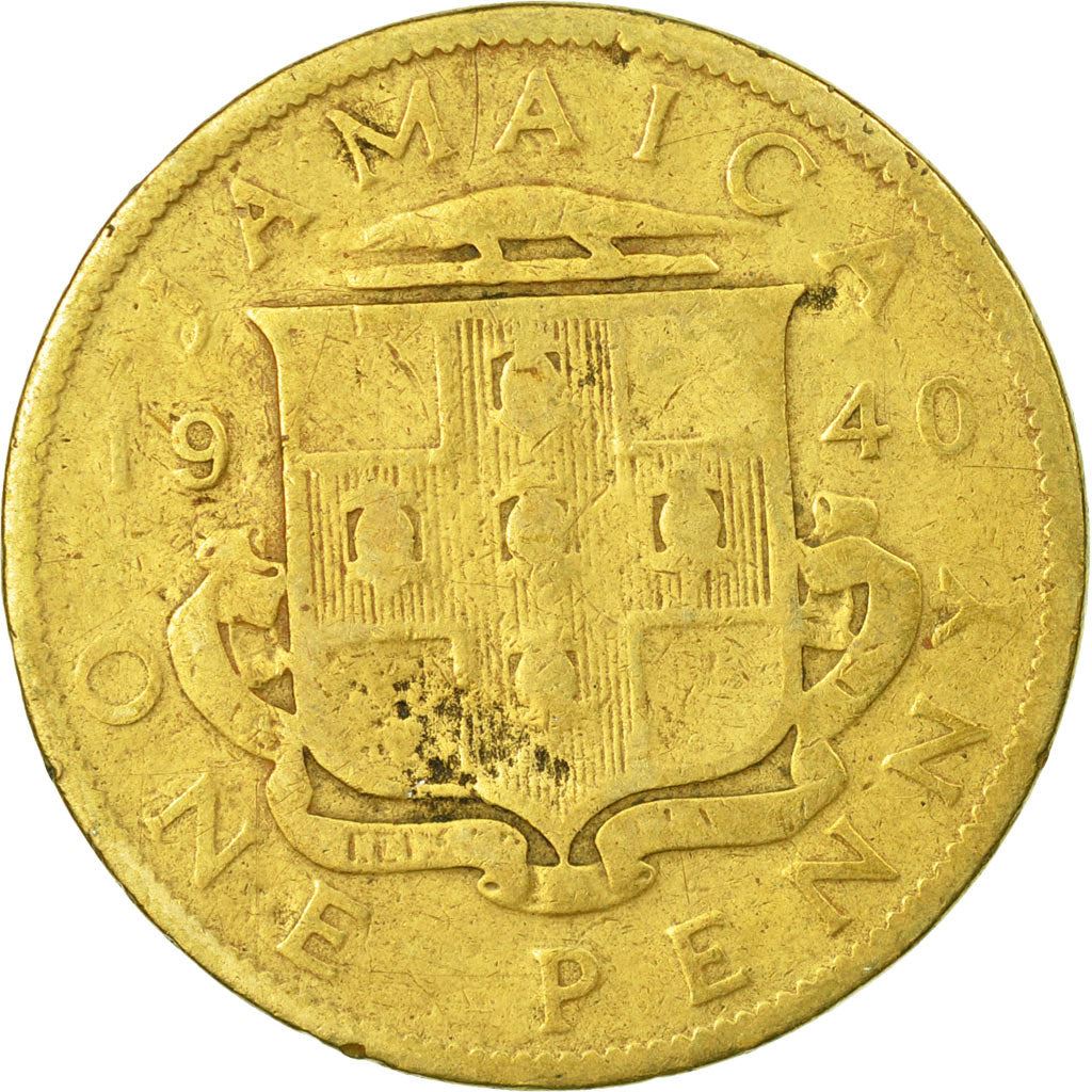 Jamaica | 1 Penny Coin | King George VI | Km:32 | 1938 - 1947