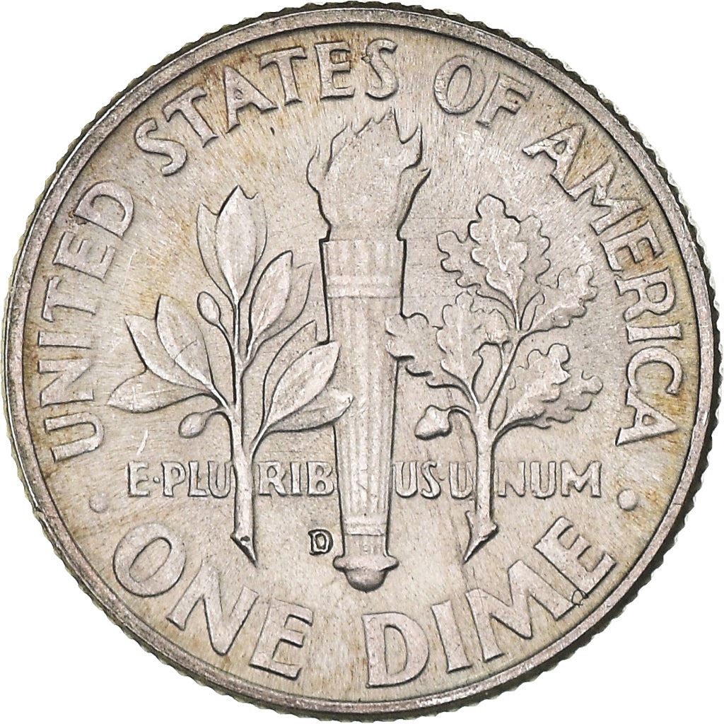 USA | 1 Dime Mønt | Franklin D. Roosevelt | KM:195 | 1946 - 1964