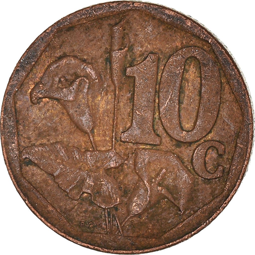 South Africa | 10 Cents Coin | Flowers | Arum Lily | Uc:6 | 2014