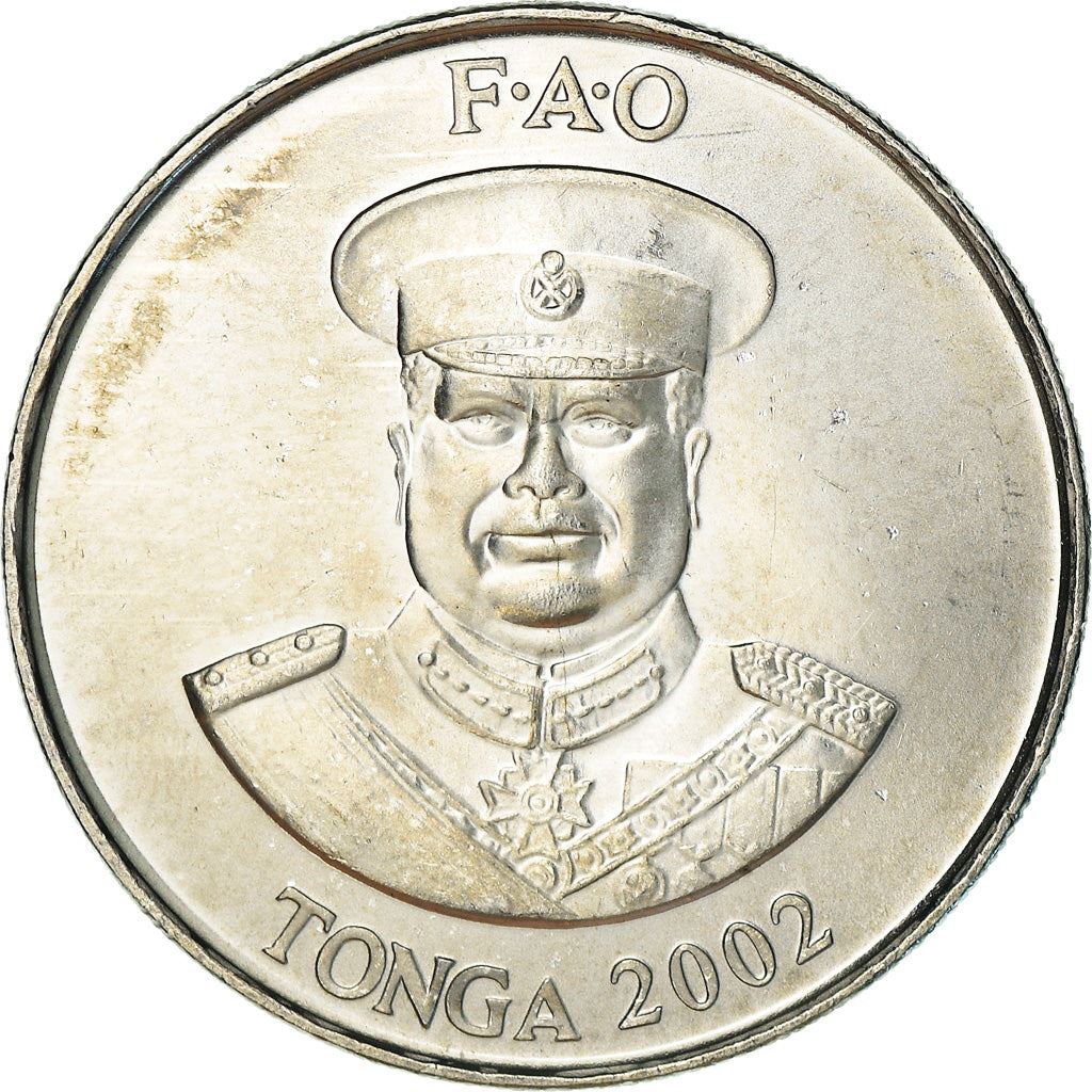 Tonga | 20 Seniti Münze | König Tupou IV | Yam | FAO | KM:70a | 2002 - 2005