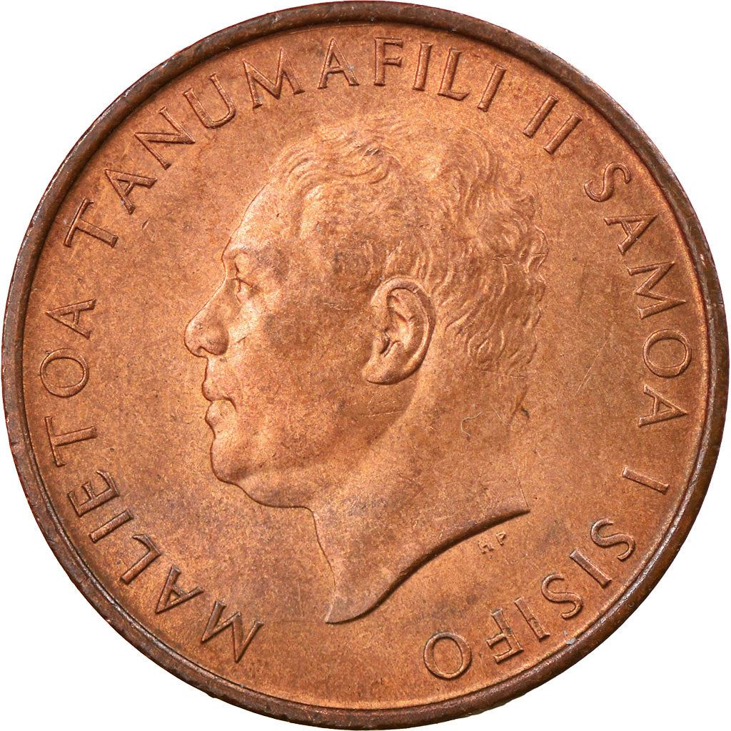 Samoa | 2 Sene Münze | Malietoa Tanumafili II | Kreuz Sternbild | Km:2 | 1967