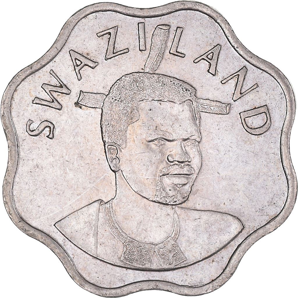 Eswatini 10 Cents Coin | King Mswati III | Sugar Cane | KM49 | 1995 - 2009
