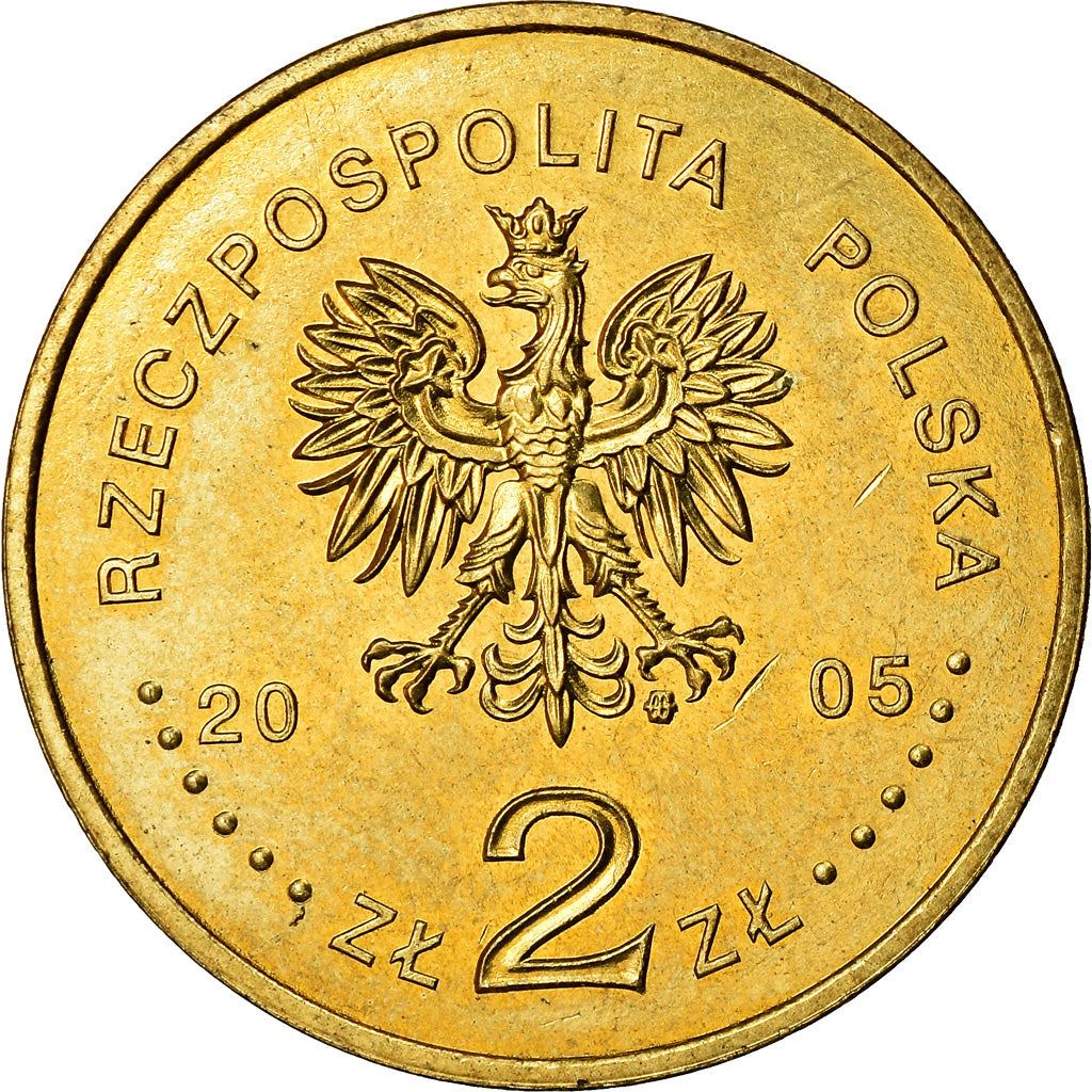 Poland | 2 Zlotys Coin | Pope John Paul II | Y:525 | 2005