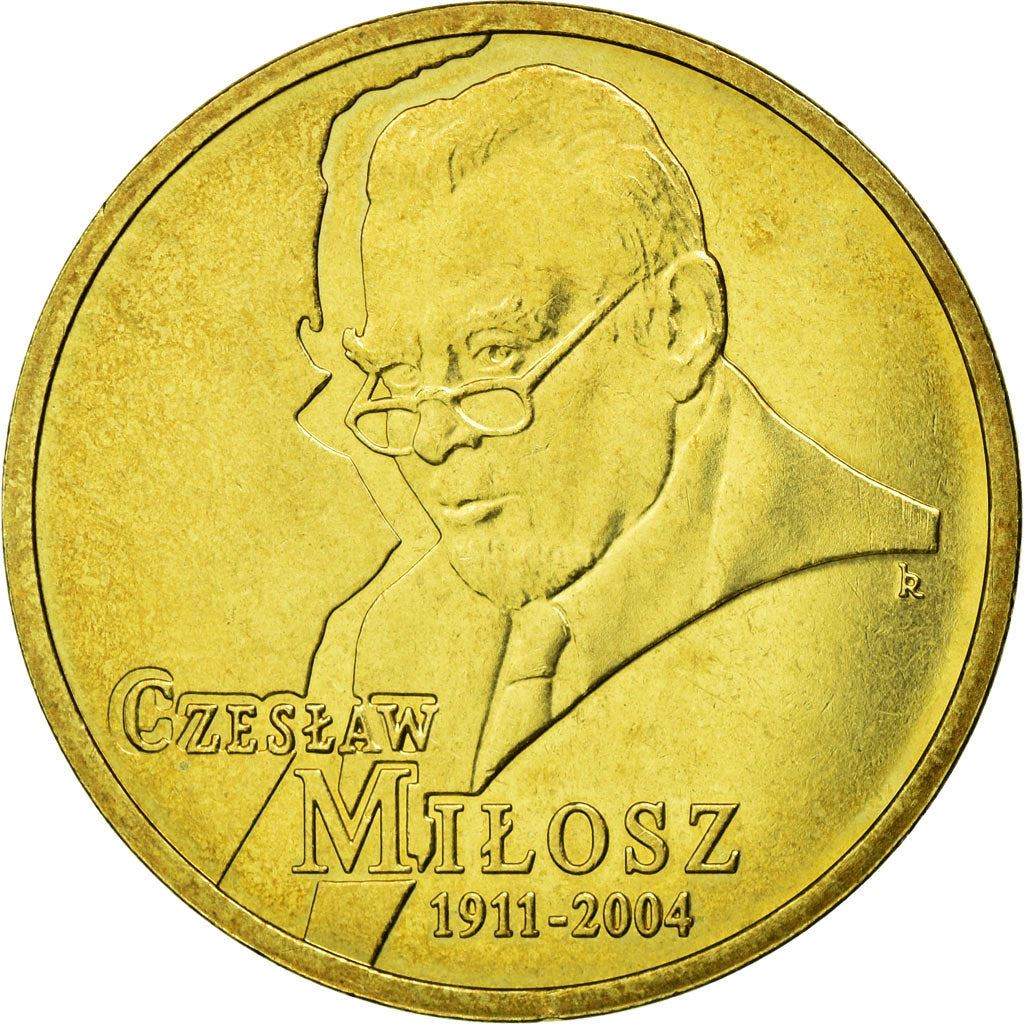 Poland | 2 Zlotys Coin | Czesław Miłosz | Y:785 | 2011