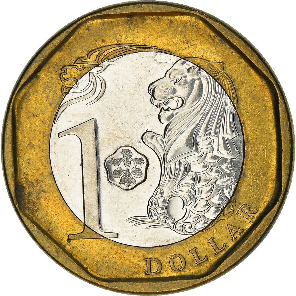 Singapore | 1 Dollar Coin | Merlion | Km:314 | 2013 - 2019