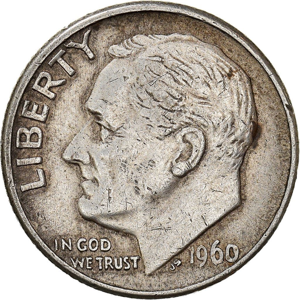 USA | 1 Dime Mønt | Franklin D. Roosevelt | KM:195 | 1946 - 1964