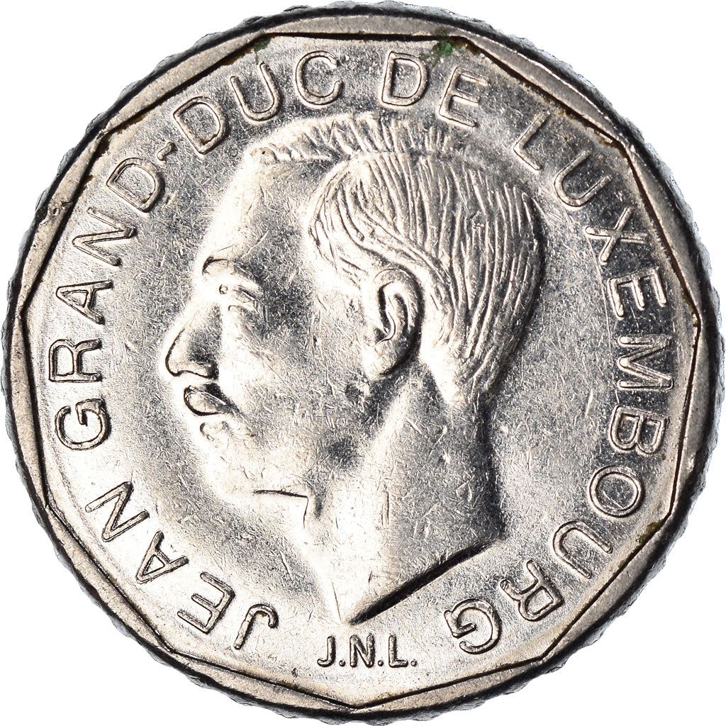 Luxembourg | 50 Francs Coin | Nickel | Monarch | Crown | KM:62 | 1987-1989