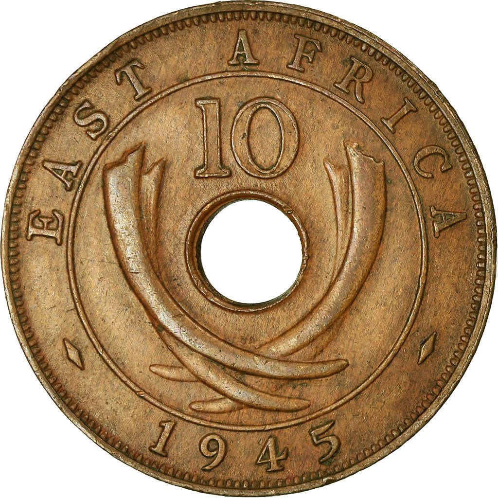 Afrique de l'Est | Pièce de 10 Cents | Couronne | Défenses | Km:26 | 1937 - 1945