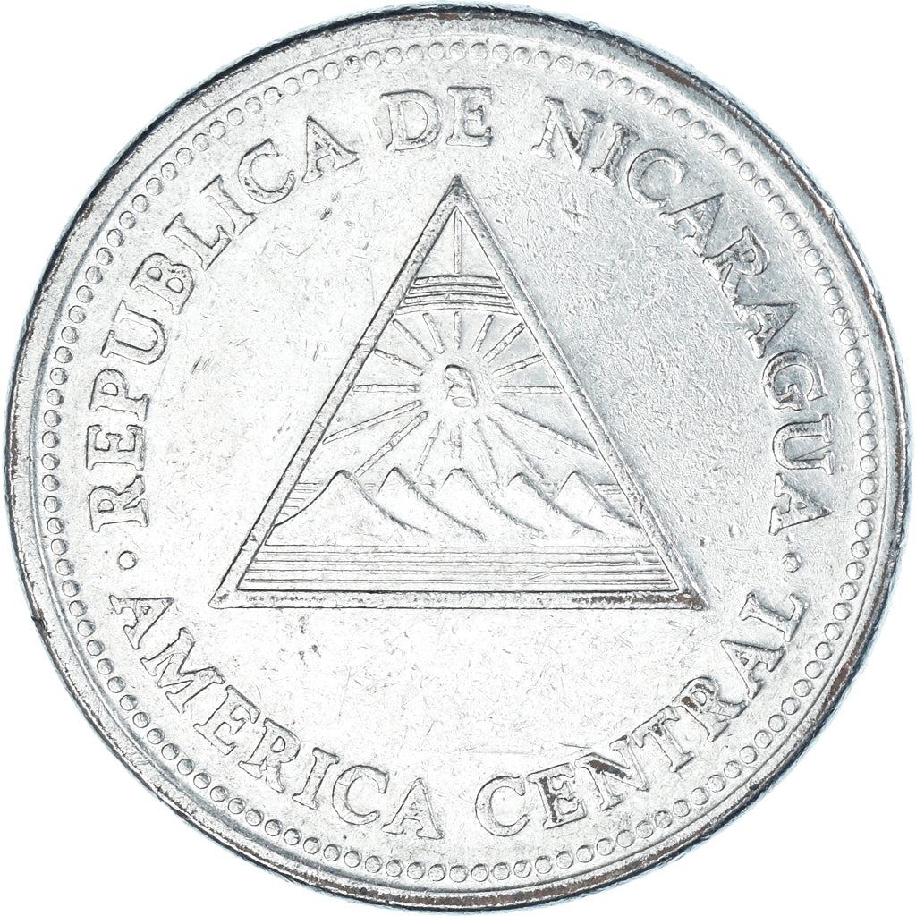 Nicaragua 5 Cordobas Coin | KM90 | 1997 - 2000