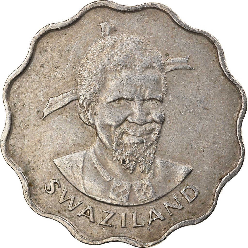 Eswatini | 20 Cents Coin | King Sobhuza II | Elephant | KM11 | 1974 - 1979