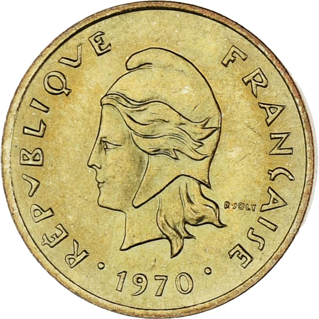 New Hebrides | 1 Franc Coin | Marianne | Frigate Bird | Km:4.1 | 1970