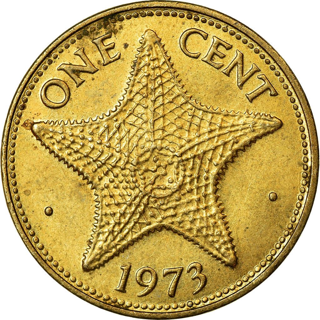 The Bahamas | 1 Cent Coin | Starfish | Km:16 | 1971 - 1973