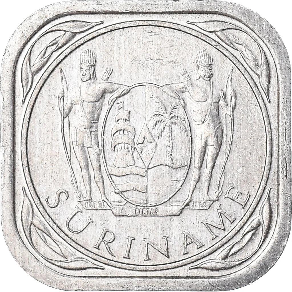 Suriname | 5 Cents Coin | Natives | KM:12.1a | 1976 - 1986