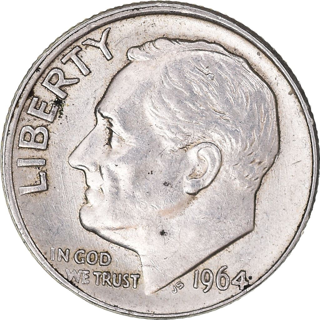 USA | 1 Dime Mønt | Franklin D. Roosevelt | KM:195 | 1946 - 1964