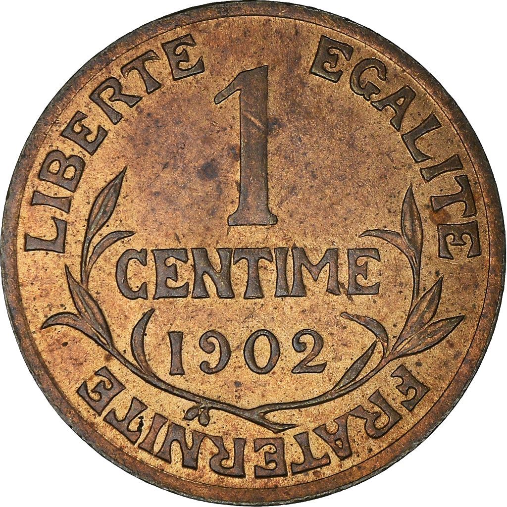 French 1 Centime Coin | Third Republic | KM840 | France | 1898 - 1920