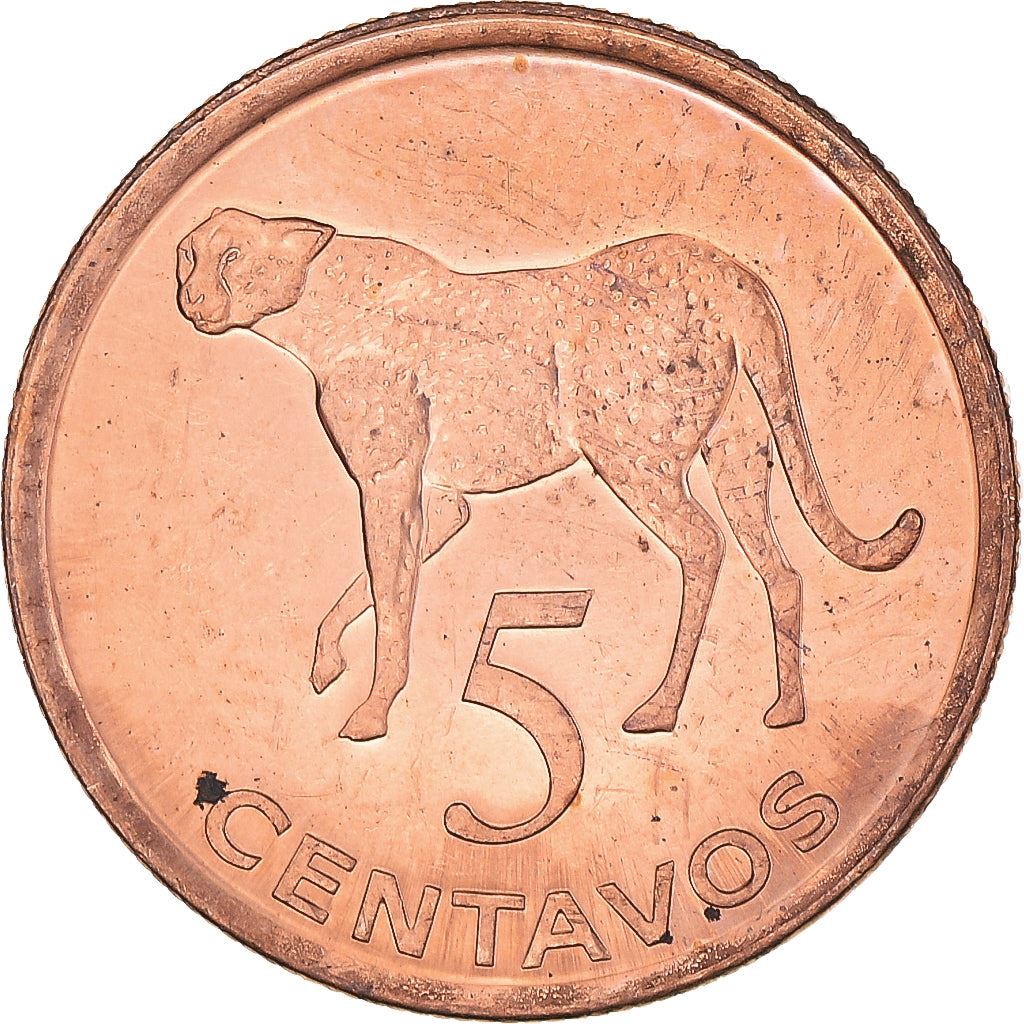 Mozambique 5 Centavos Coin | Cheetah | KM133 | 2006