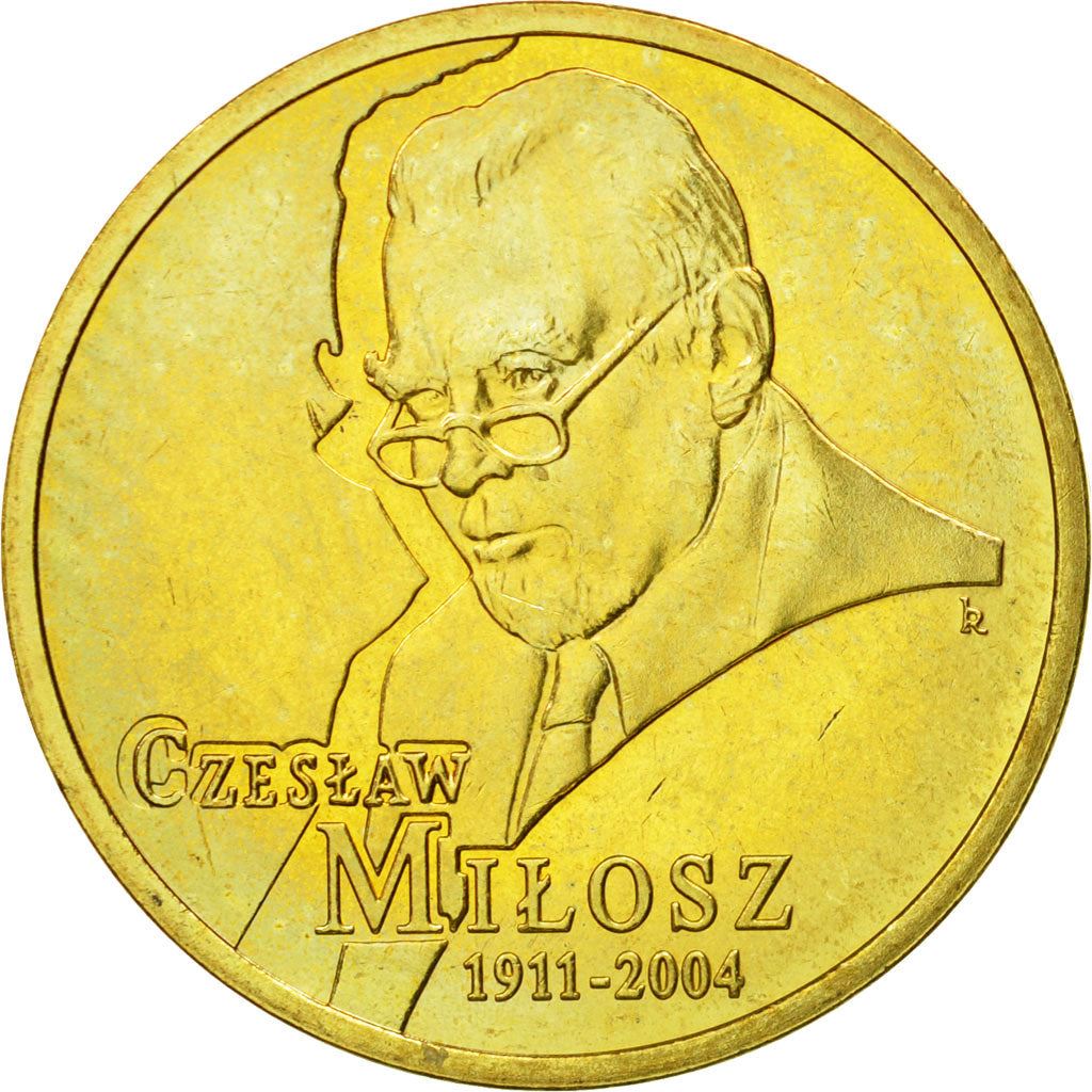 Poland | 2 Zlotys Coin | Czesław Miłosz | Y:785 | 2011
