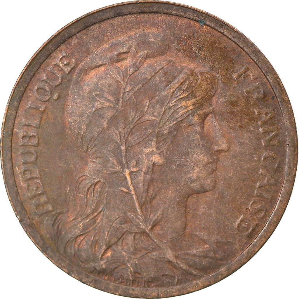 French 1 Centime Coin | Third Republic | KM840 | France | 1898 - 1920
