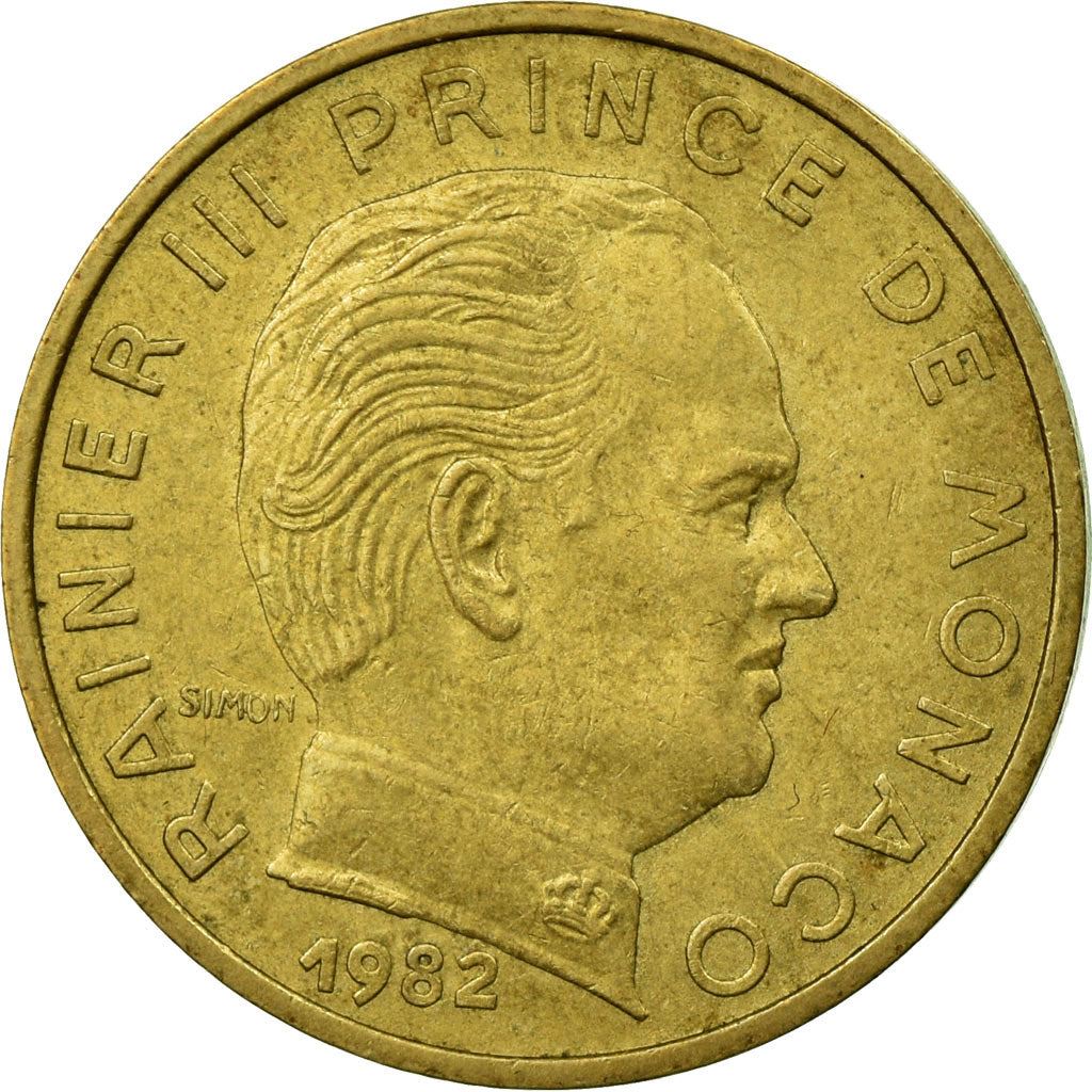 Monaco | 10 Centimes Coin | Rainier III | Km:142 | 1962 - 1995