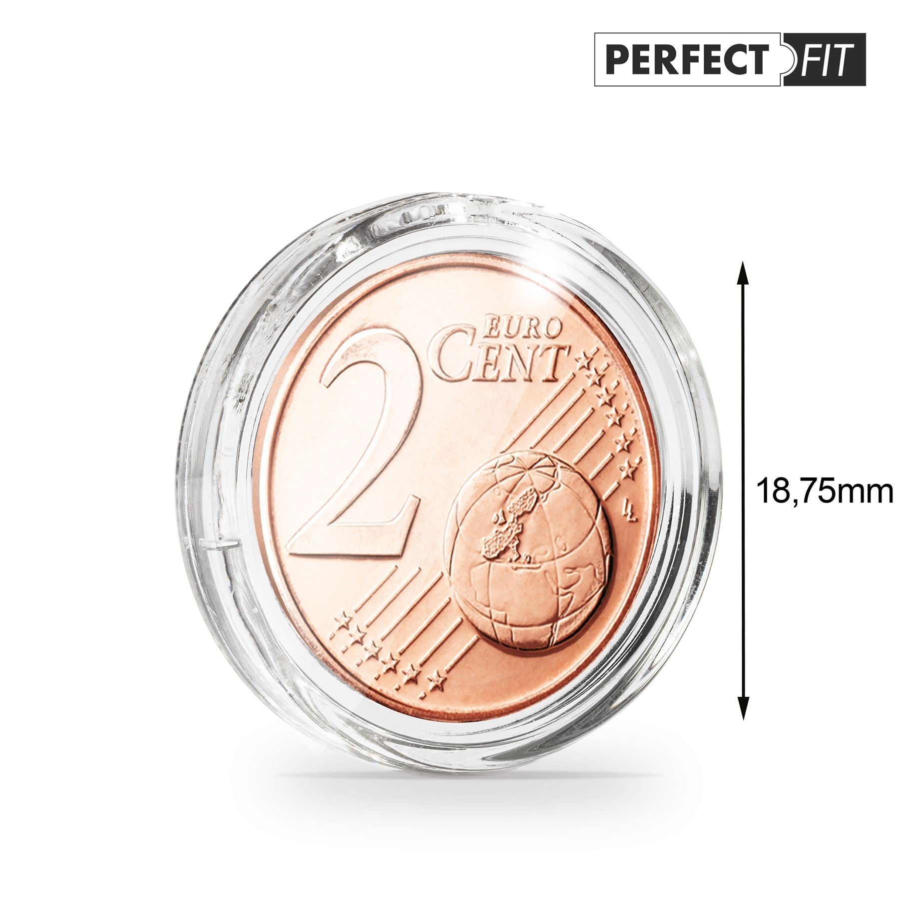 ULTRA "Perfect Fit" Rimless Coin Capsules | Perfect Fit for Specific Coins | Packs of 10