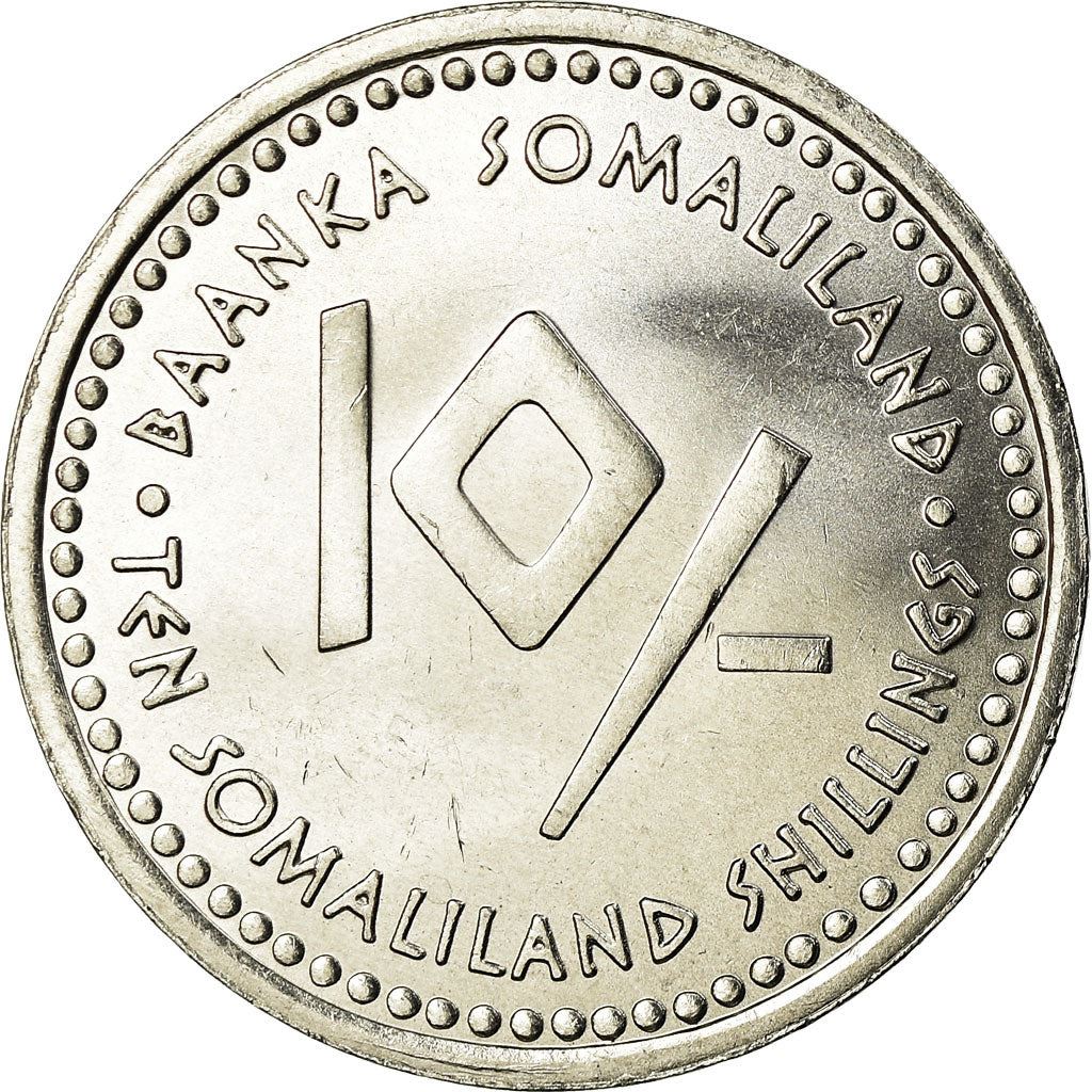 Somaliland | 10 Shillings Coin | Pisces | Stainless steel | KM:8 | 2006
