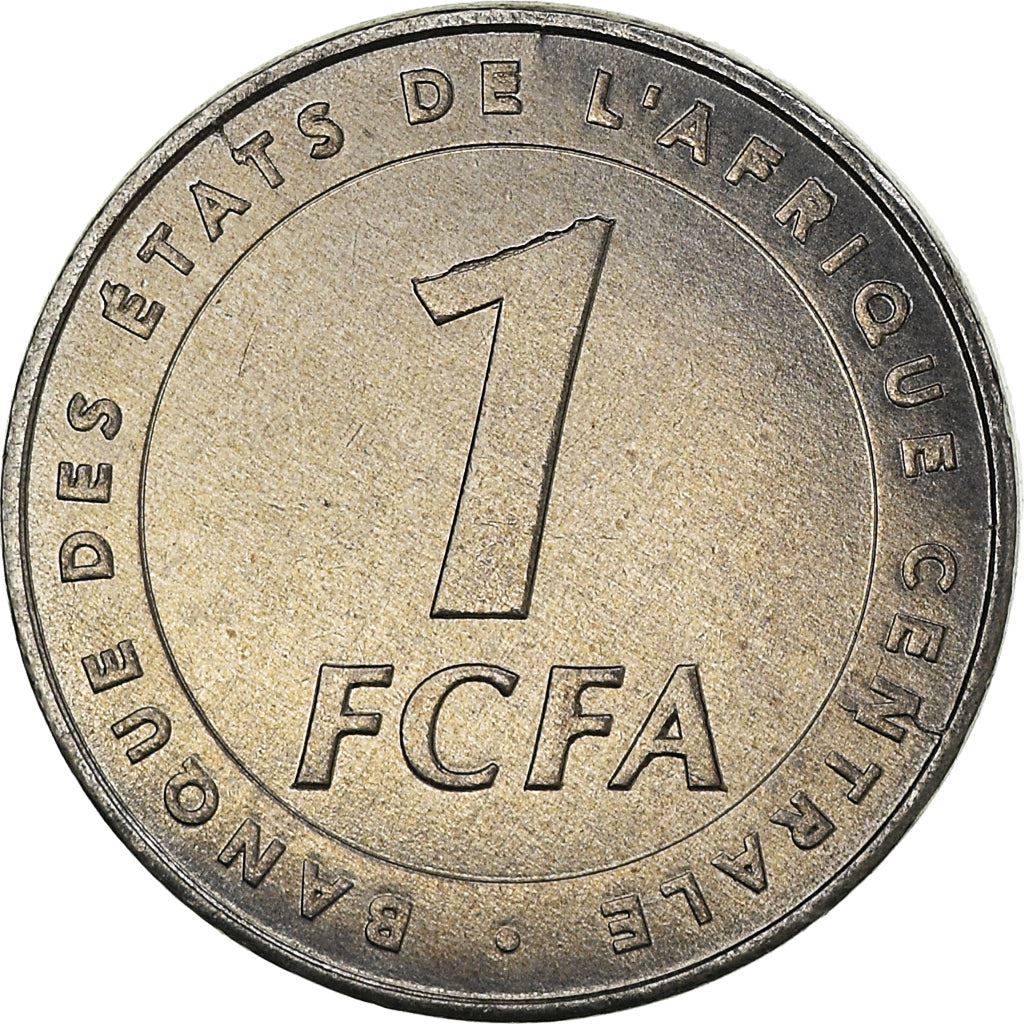 Central African States | 1 Franc Cfa Coin | Plants | Km:16 | 2006