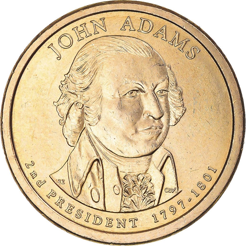 United States | 1 Dollar Coin | John Adams | Km:402 | 2007