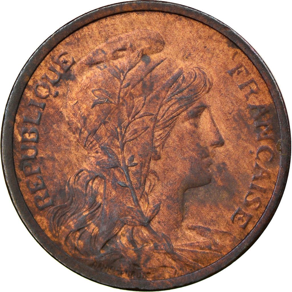 French 1 Centime Coin | Third Republic | KM840 | France | 1898 - 1920