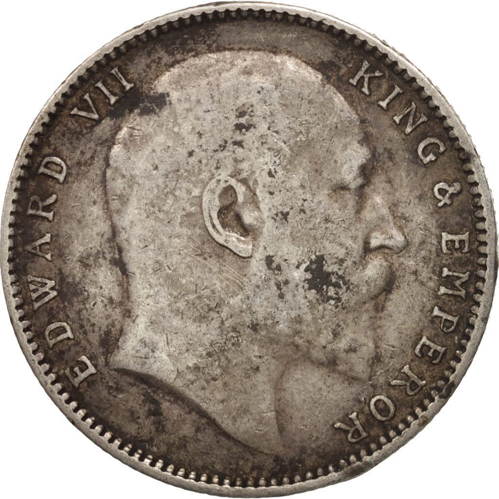 India - British | 1 Rupee Coin | King Edward VII | Km:508 | 1903 - 1910