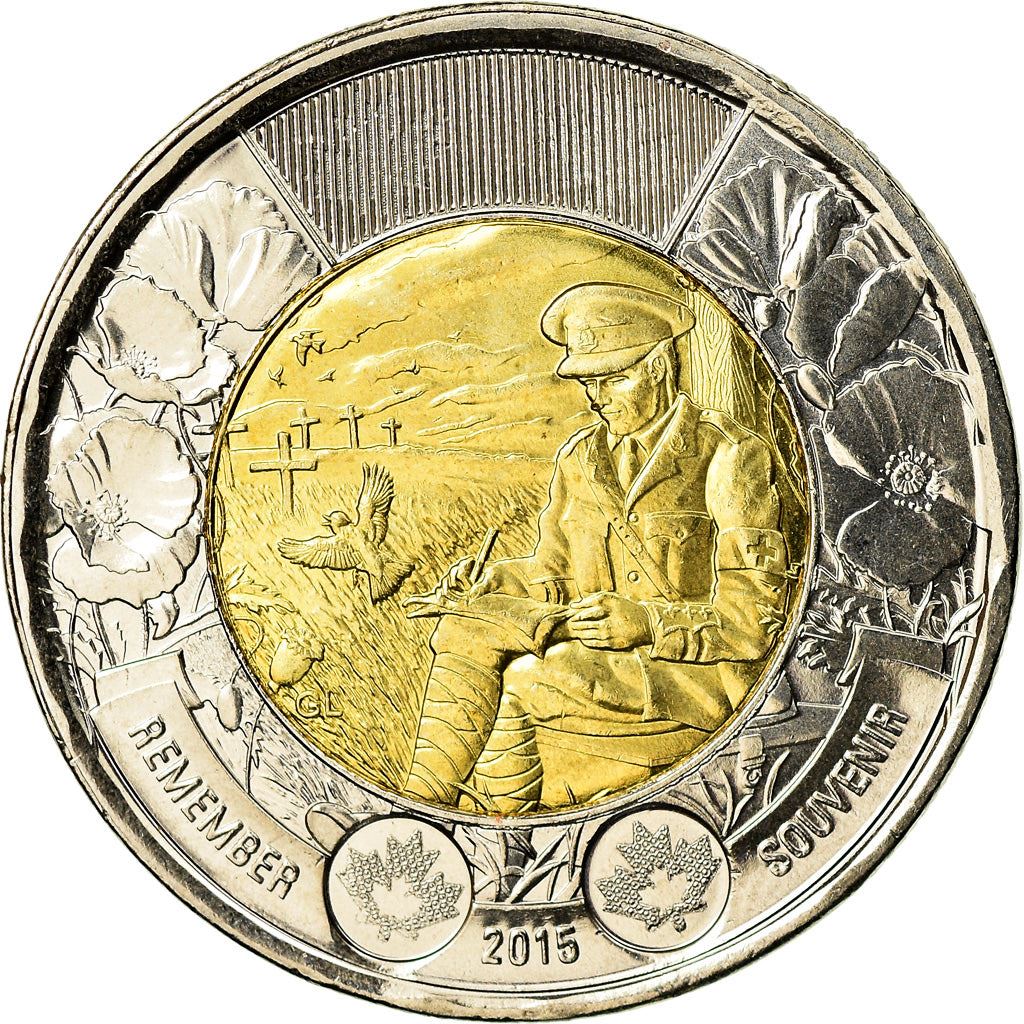 Canada | 2 Dollars Mønt | Erindring | Bimetal | KM:1854 | 2015