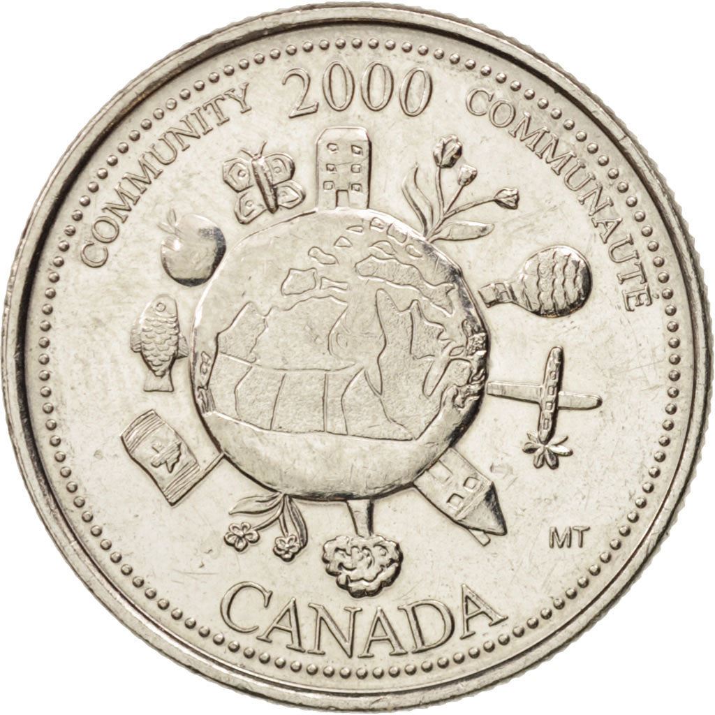 Canada | 25 Cents Coin | Community | Km:376 | 2000