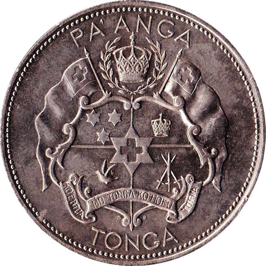 Tonga | 1 Pa'Anga Coin | King Tupou IV | Star | KM:33 | 1968 - 1974