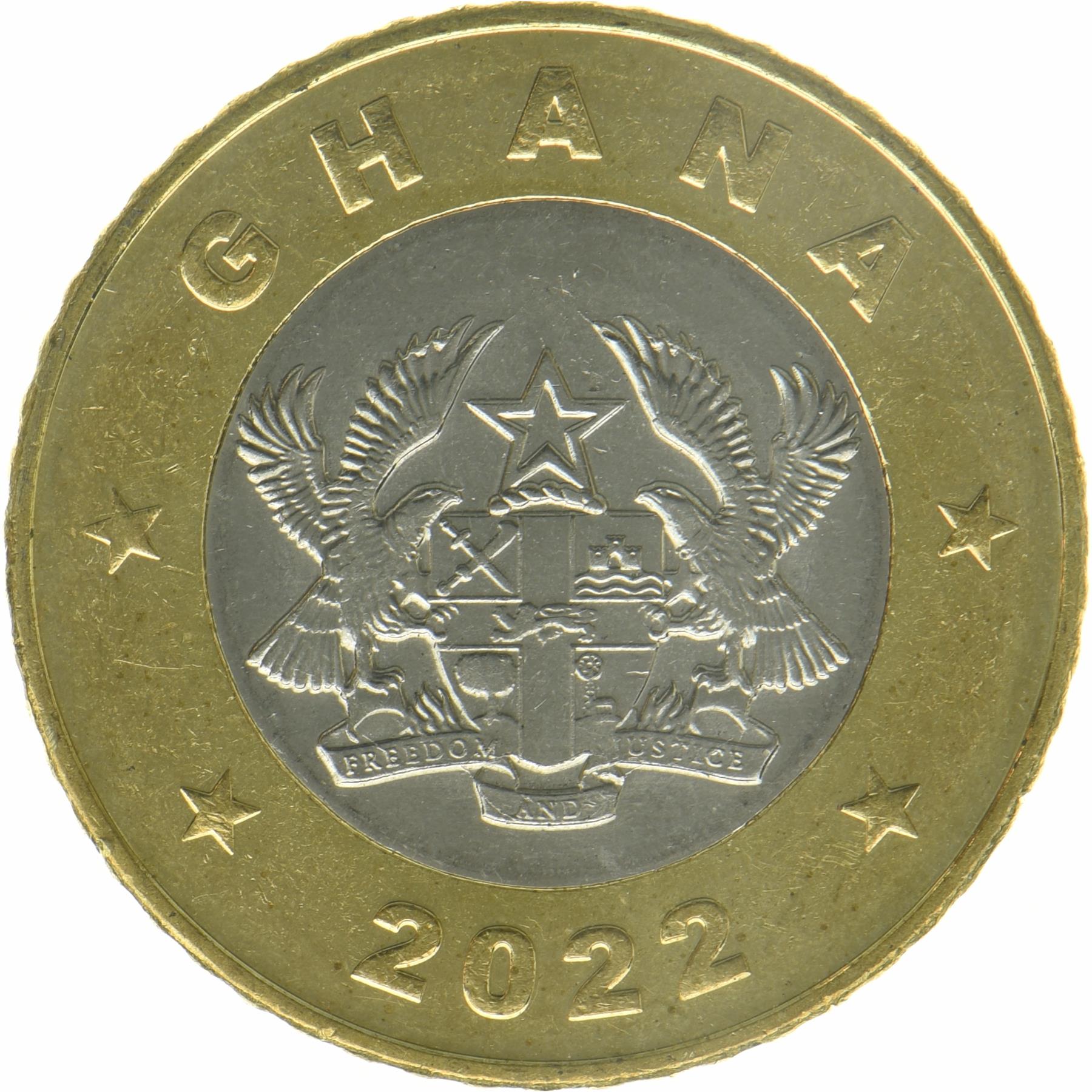 غانا | عملة 1 سيدي | ميزان | KM:177 | 2022