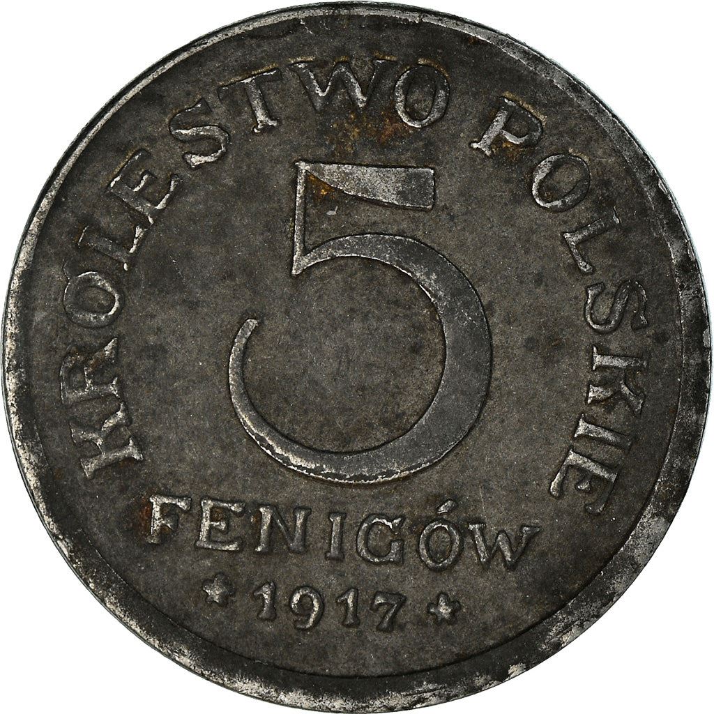 Poland | 5 Fenigow | Eagle | KM5 | 1917 - 1918