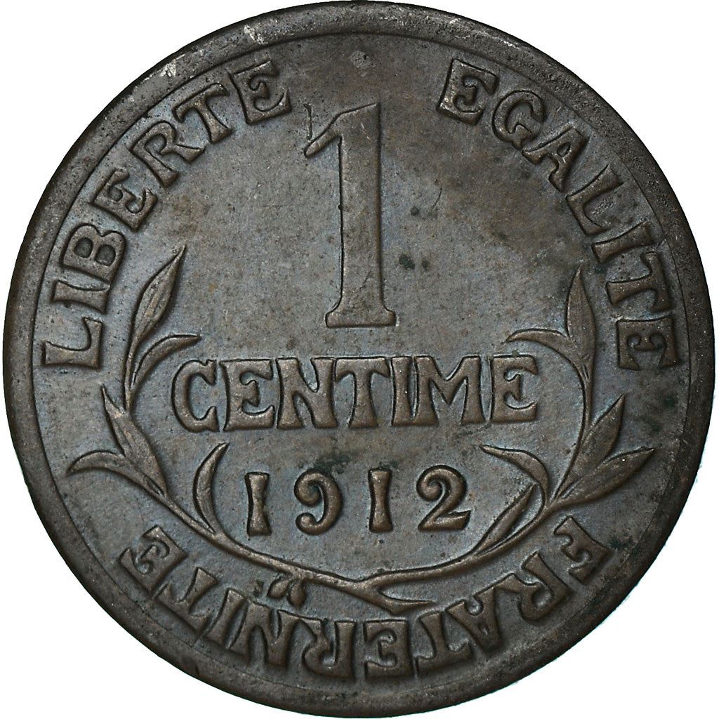 French 1 Centime Coin | Third Republic | KM840 | France | 1898 - 1920