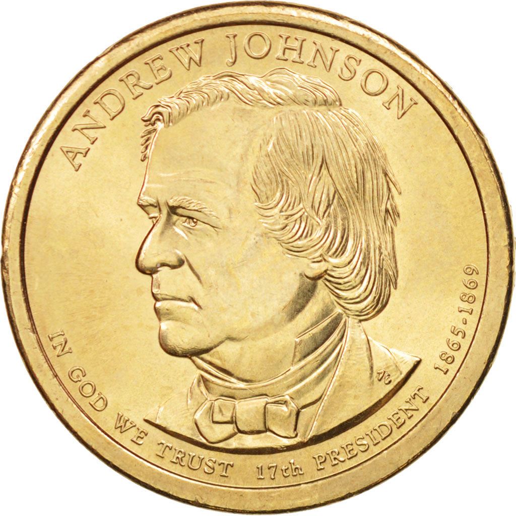 United States | 1 Dollar Coin | Andrew Johnson | Km:499 | 2011