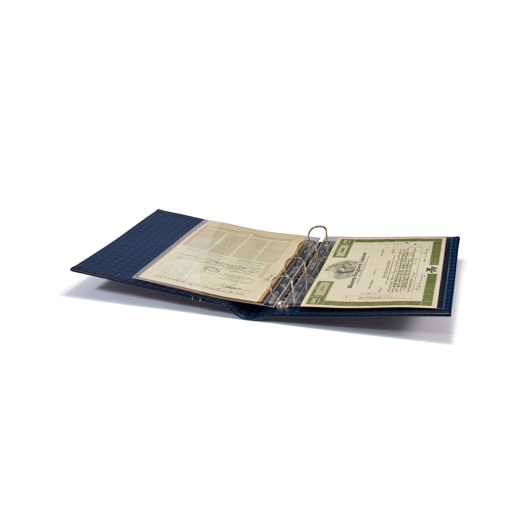 GRANDE CLASSIC Ring Binder with Slipcase | Coin and Banknote Album | Up to 60 Sheet Capacity | 4 Color Options