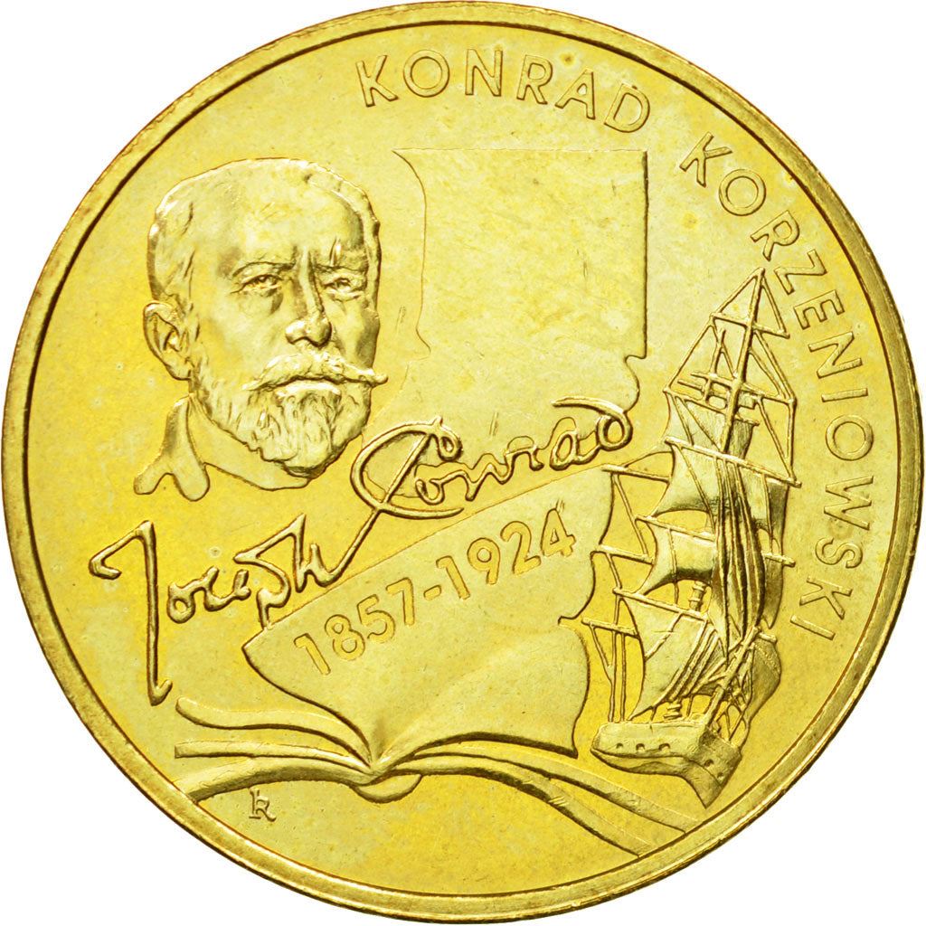 Poland | 2 Zlotys Coin | Konrad Korzeniowski | Y:591 | 2007