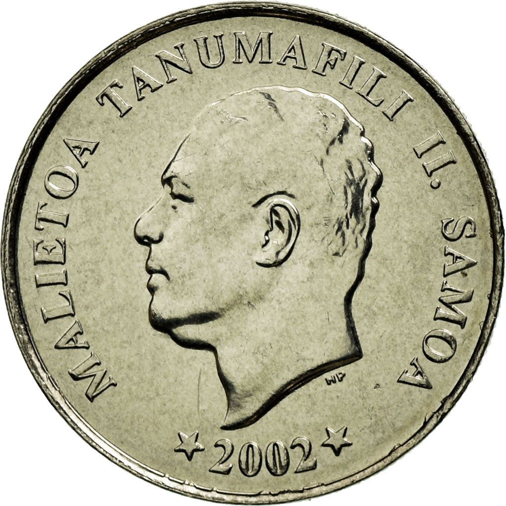 Samoa | 5 Sene Coin | Malietoa Tanumafili II | Pineapple | Km:131 | 2002 - 2010