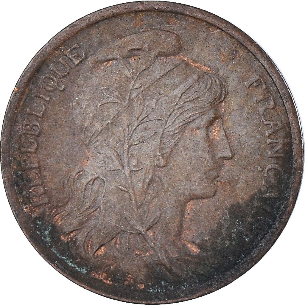 French 1 Centime Coin | Third Republic | KM840 | France | 1898 - 1920