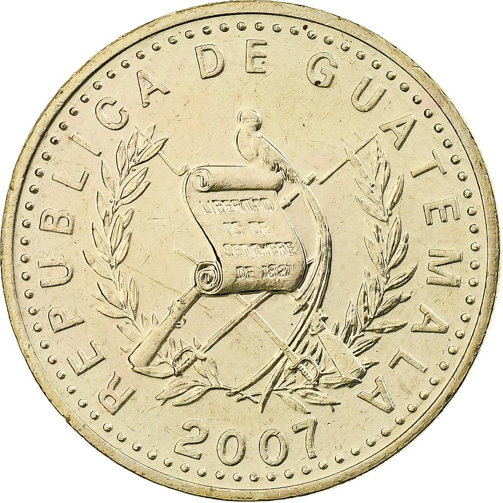 Guatemala | 50 Centavos Coin | Orchid | Km:283 | 1998 - 2007